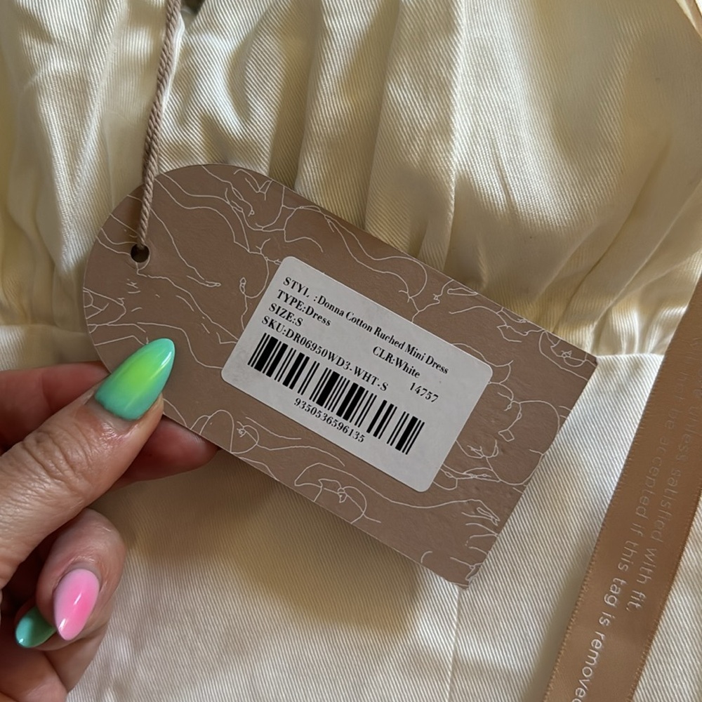 Meshki Donna Cotton Mini Dress - Picture 3 of 6